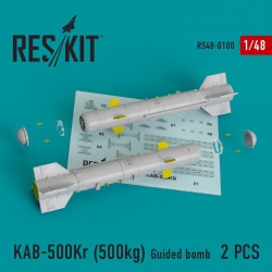 RESKIT RS48-0100 1/48 KAB-500Kr (500kg) Guided bomb (2 pcs) Su-24