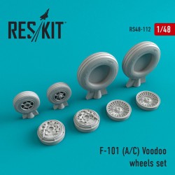 RESKIT RS48-0112 1/48 McDonnell F-101 (A/C) Voodoo wheels set