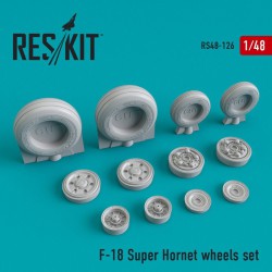 RESKIT RS48-0126 1/48 F-18 Super Hornet wheels set