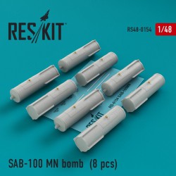 RESKIT RS48-0154 1/48 SAB-100 MN bomb (8 pcs) Su-7