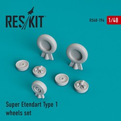 RESKIT RS48-0194 1/48 Super Etendard Type 1 wheels set