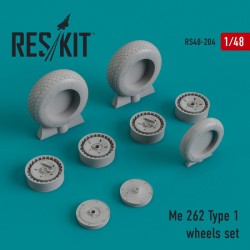 RESKIT RS48-0204 1/48 Me.262 Type 1 wheels set