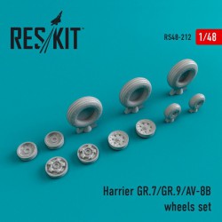 RESKIT RS48-0212 1/48 Harrier GR.7/GR.9/AV-8B wheels set