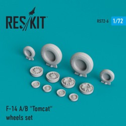 RESKIT RS72-0006 1/72 F-14 (A/B) Tomcat wheels set