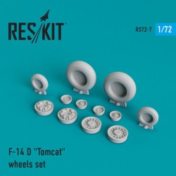 RESKIT RS72-0007 1/72 F-14 (D) Tomcat wheels set