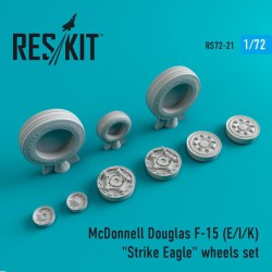 RESKIT RS72-0021 1/72 F-15 (E/I/K) Strike Eagle wheels set