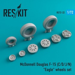 RESKIT RS72-0022 1/72 F-15 (C/D/J/N) Eagle wheels set