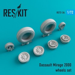 RESKIT RS72-0034 1/72 Mirage 2000 wheels set