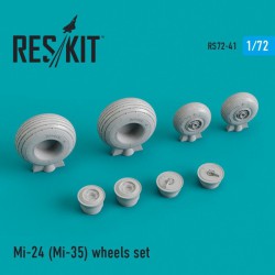 RESKIT RS72-0041 1/72 Mi-24 (Mi-35) wheels set