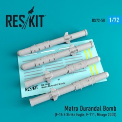 RESKIT RS72-0050 1/72 Matra Durandal Bomb (4 pcs) (F-15 E Strike E)