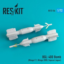 RESKIT RS72-0056 1/72 BGL-400 Laser guided bomb (2 pcs)(Mirage F.1)