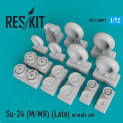 RESKIT RS72-0097 1/72 Su-24 (M/MR) (Late) wheels set