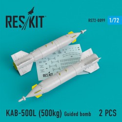 RESKIT RS72-0099 1/72 KAB-500L (500kg) Guided bomb (2 pcs)