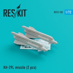 RESKIT RS72-0102 1/72 Kh-29L (AS-14A Kedge) missile (2 pcs) Su-17
