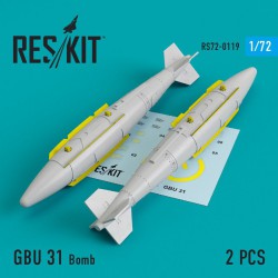 RESKIT RS72-0119 1/72 GBU 31 Bomb (2 pcs) (A-10