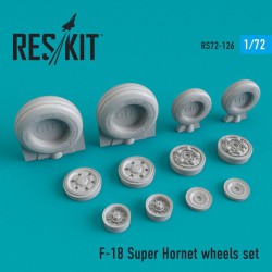 RESKIT RS72-0126 1/72 F-18 Super Hornet wheels set