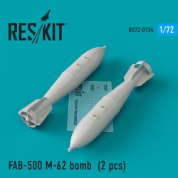 RESKIT RS72-0134 1/72 FAB-500 M-62 bomb (2 pcs) (Su-17