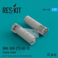 RESKIT RS72-0139 1/72 RBK-500-375 ??-10 Cluster bomb (2 pcs) Su-17