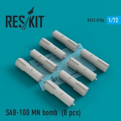 RESKIT RS72-0154 1/72 SAB-100 MN bomb (8 pcs) Su-7
