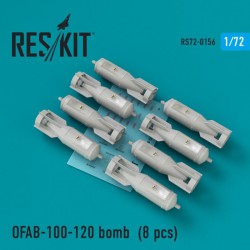 RESKIT RS72-0156 1/72 OFAB-100-120 bomb (8 pcs) Su-7