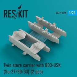 RESKIT RS72-0159 1/72 Twin store carrier with BD3-USK (Su-27/30/33)