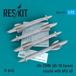 RESKIT RS72-0177 1/72 Kh-25MR (AS-10 Karen) missile with APU-68
