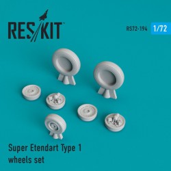 RESKIT RS72-0194 1/72 Super Etendard wheels set
