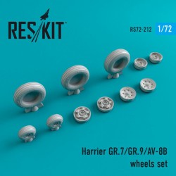 RESKIT RS72-0212 1/72 Harrier GR.7/GR.9/AV-8B wheels set