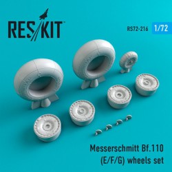 RESKIT RS72-0216 1/72 Bf.110 (E/F/G) wheels set