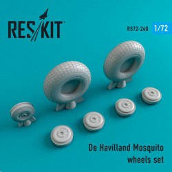 RESKIT RS72-0240 1/72 De Havilland Mosquito wheels set