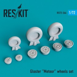 RESKIT RS72-0266 1/72 Gloster Meteor wheels set