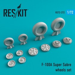 RESKIT RS72-0272 1/72 F-100 (A) Super Sabre wheels set