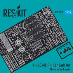 RESKIT RSP72-0002 1/72 F-15C MCIP ll For GWH Kit (PE parts)