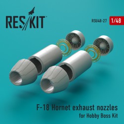 RESKIT RSU48-0027 1/48 F-18 Hornet exhaust nozzles for Hobby Boss