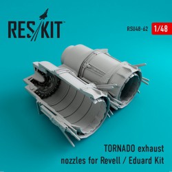 RESKIT RSU48-0062 1/48TORNADO exhaust nozzles for Revell / Eduard