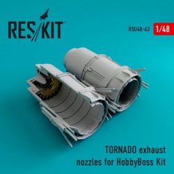 RESKIT RSU48-0063 1/48 TORNADO exhaust nozzles for HobbyBoss