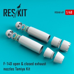 RESKIT RSU48-0069 1/48 F-14D Tomcat open & closed exhaust nozzles