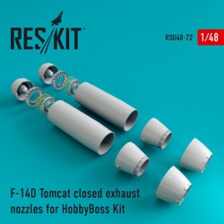 RESKIT RSU48-0072 1/48 F-14D Tomcat closed exhaust nozzles