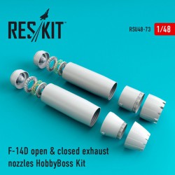 RESKIT RSU48-0073 1/48 F-14D Tomcat open & closed exhaust nozzles