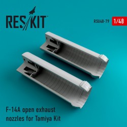 RESKIT RSU48-0079 1/48 F-14A Tomcat open exhaust nozzles for Tamiya