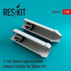 RESKIT RSU48-0081 1/48 F-14A Tomcat open & closed exhaust nozzles