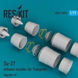 RESKIT RSU72-0014 1/72 Su-27 exhaust nozzles for Trumpeter
