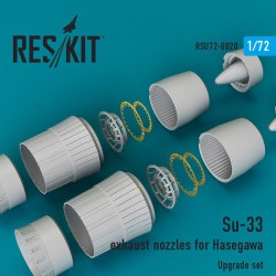 RESKIT RSU72-0020 1/72 Su-33 exhaust nozzles for Hasegawa
