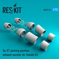 RESKIT RSU72-0053 1/72 Su-57 parking position exhaust nozzles