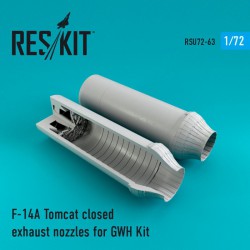 RESKIT RSU72-0063 1/72 F-14A Tomcat closed exhaust nozzles for GWH