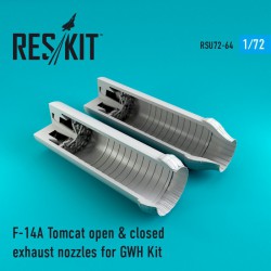 RESKIT RSU72-0064 1/72 F-14A Tomcat open & closed exhaust nozzles