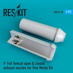 RESKIT RSU72-0073 1/72 F-14A Tomcat open & closed exhaust nozzles