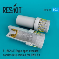 RESKIT RSU72-0097 1/72 F-15C/J/E Eagle open exhaust nozzles late ver