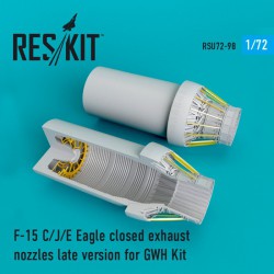 RESKIT RSU72-0098 1/72 F-15 C/J/E Eagle closed exhaust nozzles late