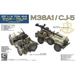 AFV CLUB AF35S99 1/35 IDF 1/4 ton 4x4 M38A1 / CJ-5 Siyur Reconnaissance Vehicle - Tolar Recoilless Rifle Vehicle